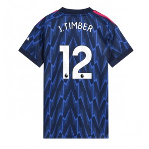 Arsenal Jurrien Timber #12 Dámské Venkovní Dres 2025-26 Krátký Rukáv